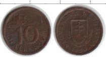 Продать Монеты Словакия 10 геллеров 1939 Медь