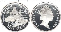 Продать Монеты Австралия 50 центов 1989 Серебро