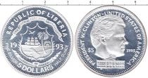 Продать Монеты Либерия 5 долларов 1993 Серебро