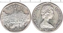 Продать Монеты Остров Мэн 50 пенсов 1982 Серебро