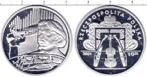 Продать Монеты Польша 10 злотых 2001 Серебро