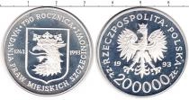 Продать Монеты Польша 200000 злотых 1993 Серебро