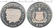 Продать Монеты Самоа 10 тала 1986 Серебро