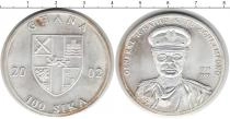 Продать Монеты Гана 100 сика 2002 Серебро