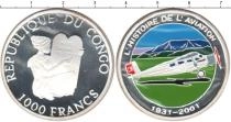 Продать Монеты Конго 1000 франков 2001 Серебро
