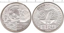 Продать Монеты Нидерланды 20 евро 1998 Серебро