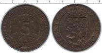 Продать Монеты Бельгия 5 франков 1918 