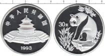 Продать Монеты Китай 30 юань 1993 