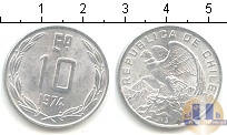 Продать Монеты Чили 10 песо 1974 Алюминий