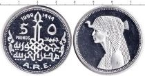 Продать Монеты Египет 5 фунтов 1999 Серебро