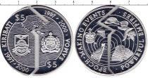 Продать Монеты Кирибати 5 долларов 2000 Серебро