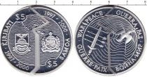 Продать Монеты Кирибати 5 долларов 2000 Серебро