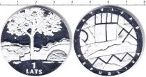 Продать Монеты Латвия 1 лат 2002 Серебро