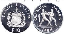 Продать Монеты Самоа 10 тала 1984 Серебро
