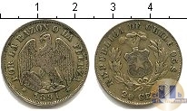 Продать Монеты Чили 20 сентим 1891 Серебро