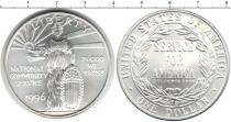 Продать Монеты США 1 доллар 1996 Серебро