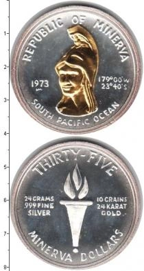 Продать Монеты Минерва  1 доллар 1973 Серебро