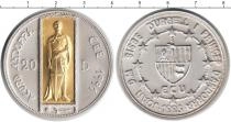 Продать Монеты Андорра 20 динерс 1991 Серебро