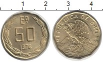 Продать Монеты Чили 50 сентим 1974 