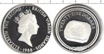 Продать Монеты Виргинские острова 25 долларов 1985 Серебро