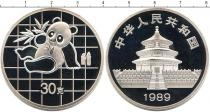 Продать Монеты Китай 30 юань 1989 