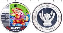 Продать Монеты Конго 240 франков 2012 Серебро
