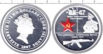 Продать Монеты Острова Кука 2 доллара 2007 Серебро