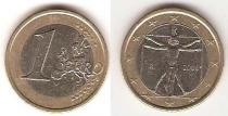 Продать Монеты Италия 1 евро 2008 Биметалл