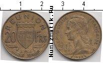 Продать Монеты Реюньон 20 франков 1960 Медно-никель