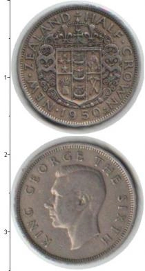 Продать Монеты Новая Зеландия 1 крона 1950 Медно-никель
