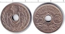 Продать Монеты Франция 25 сентим 1939 Медно-никель