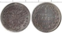 Продать Монеты Швейцария 1 батзен 1836 Серебро