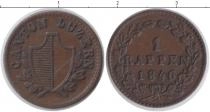 Продать Монеты Швейцария 1 рапп 1846 Медь