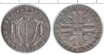 Продать Монеты Швейцария 20 крейцеров 1793 Серебро