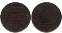 Продать Монеты Нидерланды Номинал 1754 Медь