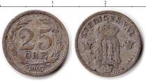 Продать Монеты Швеция 5 эре 1907 Серебро
