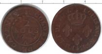 Продать Монеты Французская Гвиана 2 соус 1789 