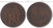 Продать Монеты Германия 1 геллер 1849 Медь
