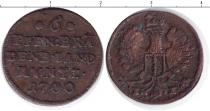 Продать Монеты Бранденбург 6 пфеннигов 1700 Медь