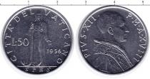 Продать Монеты Ватикан 50 сентесим 1956 Медно-никель