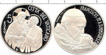 Продать Подарочные монеты Ватикан Восхождение на престол Франциска 2013 Серебро