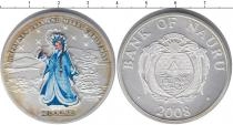 Продать Подарочные монеты Науру Счастливого Нового Года! 2008 Серебро