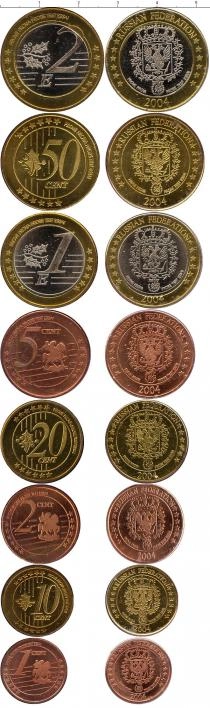 Продать Подарочные монеты Россия Пробный евронабор 2004 2004 