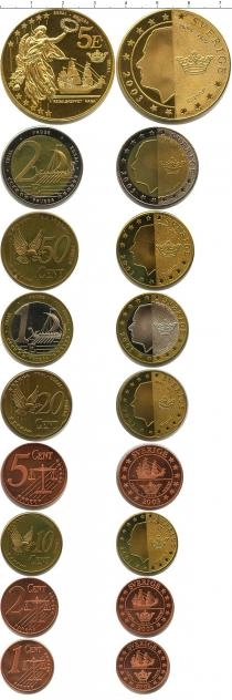 Продать Подарочные монеты Швеция Пробный евронабор 2003 2003 