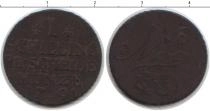 Продать Монеты Пруссия 1 шиллинг 1791 Медь