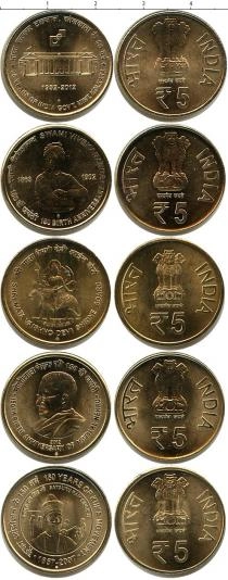 Продать Наборы монет Индия Индия 2007-2012 0 