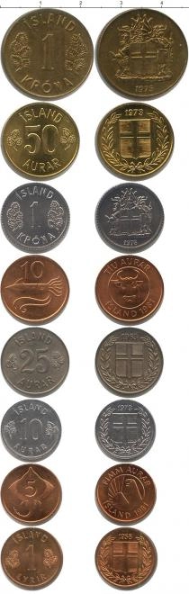 Продать Наборы монет Исландия Исландия 1958-1981 0 