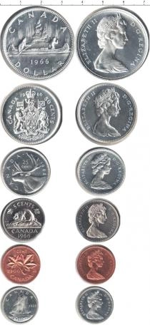 Продать Наборы монет Канада Канада 1966 0 