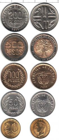 Продать Наборы монет Колумбия Колумбия 2004-2011 0 