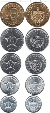 Продать Наборы монет Куба Куба 1986-2009 1985 Медно-никель